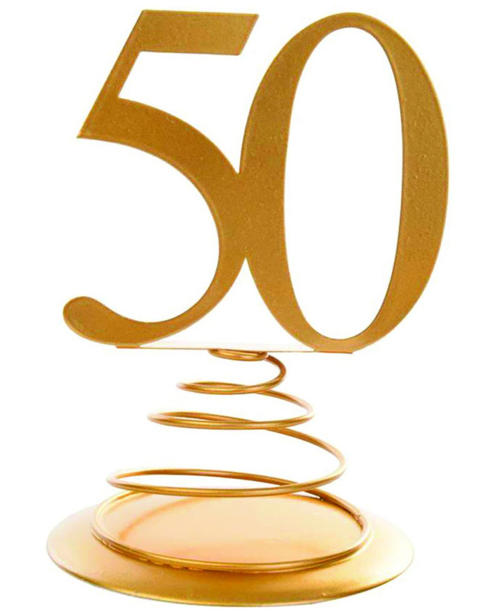 MF45207 - DECORAÇAO METAL 50 ANOS