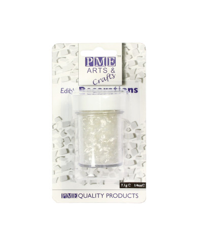 GF147 - LAMINAS PORPORINA BRANCA 7 G