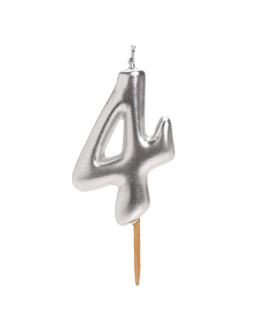 VELA COMIC PRATA 7,5 CM