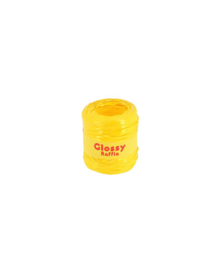 MF89920 - CINTA DE RÁFIA AMARELO FLUORESCENTE 200M