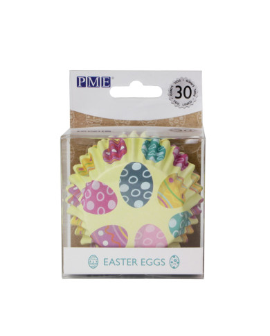 BC842 -  CAPSULAS FORRADAS ALUMINIO PÁSCOA P/ CUPCAKES (30 UNID)