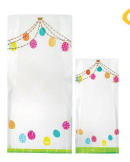 SACOS CELOFANE C/FUNDO CARTÃO 100X220 C/100 - MF25022