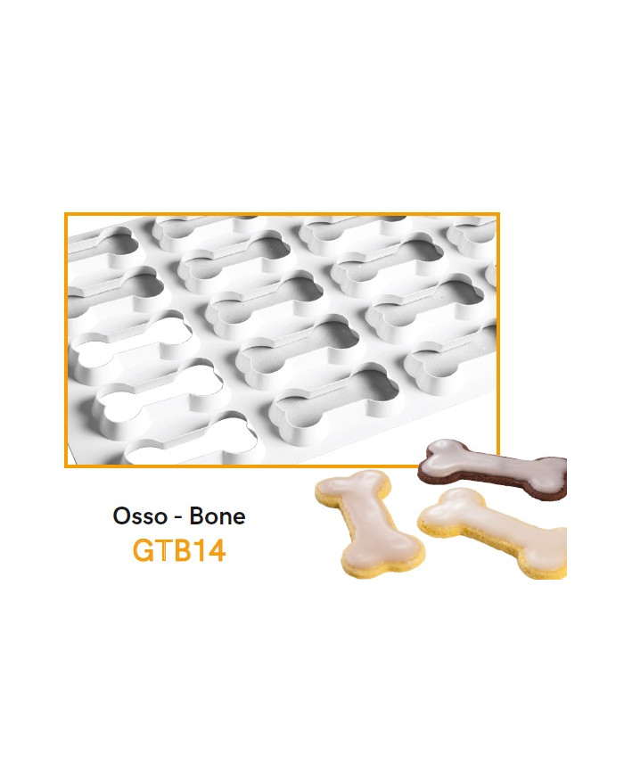 MOLDE DE BOLACHA OSSO 57X39 CM  - GTB14