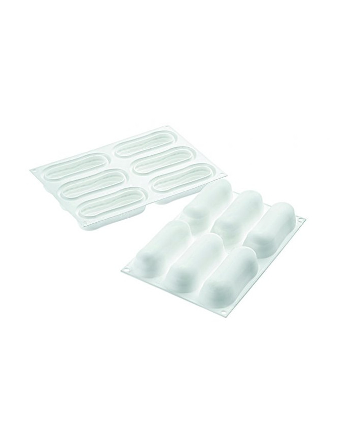 MF11167 - MOLDE SILICONE 6 ECLAIR