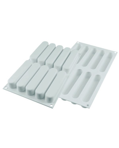 MF11201 - MOLDE SILIKOMART 10 ECLAIRS