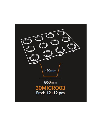 30MICRO03 - TAPETE MICROPREFURADO RED. D.60 H40 MM