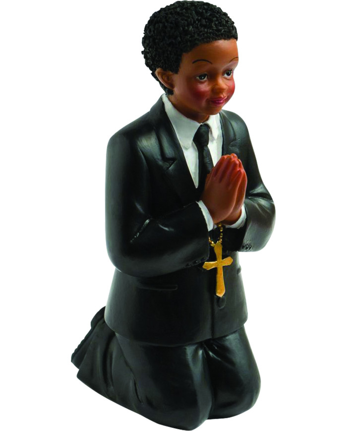 MF44734 - MENINO DE COMUNHÃO NEGRO 11CM