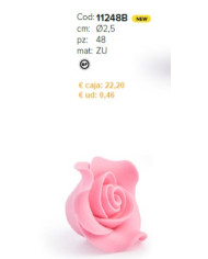 11248B - ROSA AÇÚCAR ROSA 2,5CM (48 UNID)
