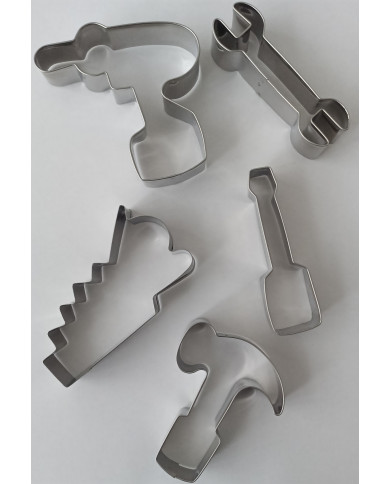 CORTADORES FERRAMENTAS 8 CM (CONJ. 5 PEÇAS)