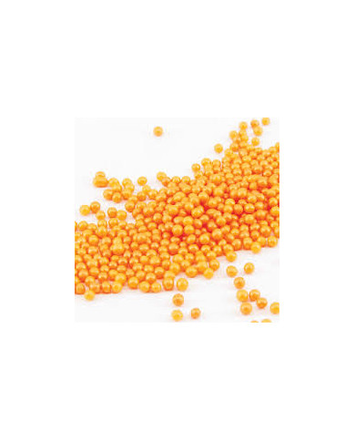 PÉROLAS P/DECORAÇÃO LARANJA