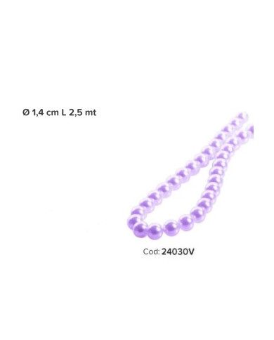 24030V -DECORAÇÕES FIO DE PEROLA VIOLA