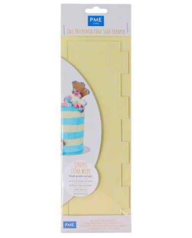 PS65 - RASPA ACRILICA RISCAS LARGAS