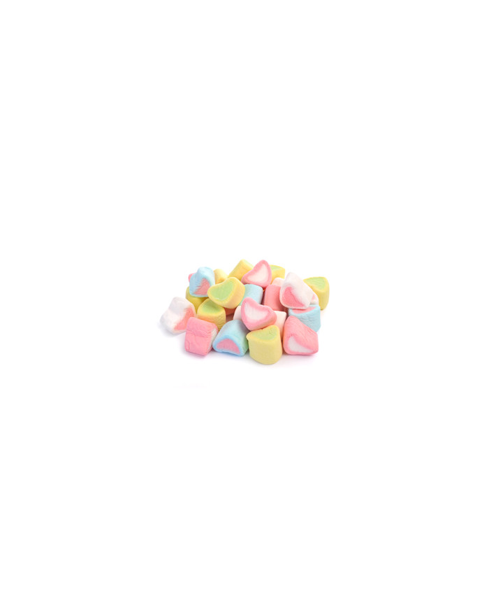 20267 - MARSHMALLOW CORAÇÕES 4 CORES (500GR)