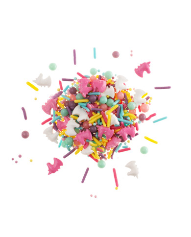 BLISTER MIX AÇÚCAR UNICÓRNIOS COLORIDOS 56 GR - 230067