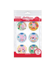 MINI DISCOS OBREIA BOLAS DE FUTEBOL BLISTER  (6 UNID) - 145102