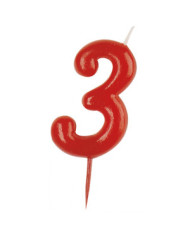 VELA COMIC VERMELHA (12 UN)