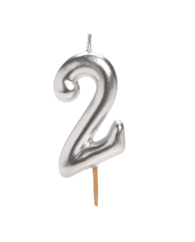 VELA COMIC PRATA 7,5 CM