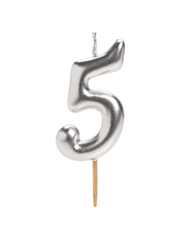 VELA COMIC PRATA 7,5 CM