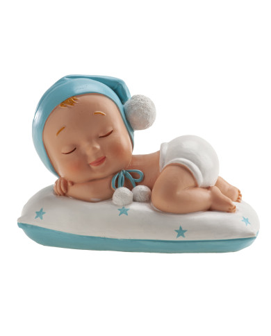 310144 - BATIZADO MENINO A DORMIR 10X6X7CM