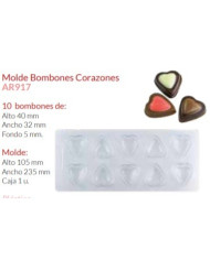 Molde Polietileno Coração - AR917