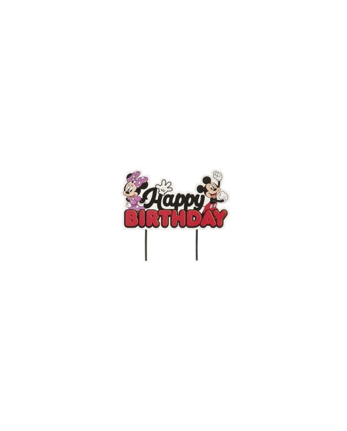 359011 - CAKE TOPPER MICKEY & MINNIE 17,5X15CM