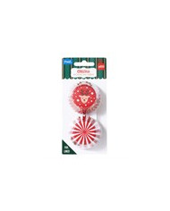 CH24BC063-CAPSULAS CUPCAKES ALUMINIO DOURADA E PRATEADA (60UNID)