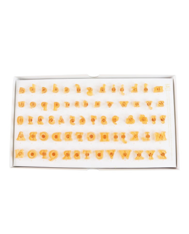 CONJUNTO LETRAS DIVERTIDAS (66 UN) - FF57