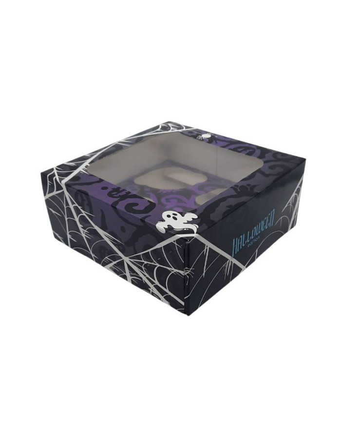 AZ01561 - CX P/ 4 CUPCAKE HALLOWEEN 17,8 X 17,8 x 7,50
