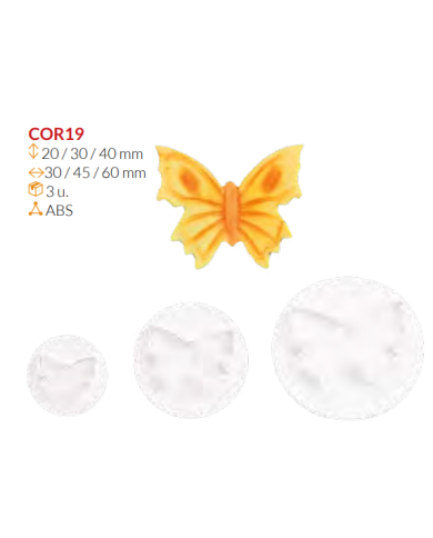 COR19 - (D) CORTANTES MARIPOSAS 3 UN