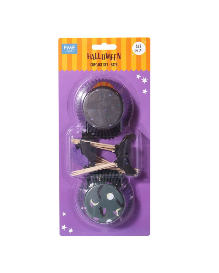 HW24CUT035 - CONJUNTO 48 CÁPSULAS E TOPPERS CUPCAKES