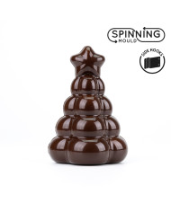 21SR109AG - CONJ 2 MOLDES 3D ARVORE NATAL  BPA FREE  ø 118 H 172.5 MM