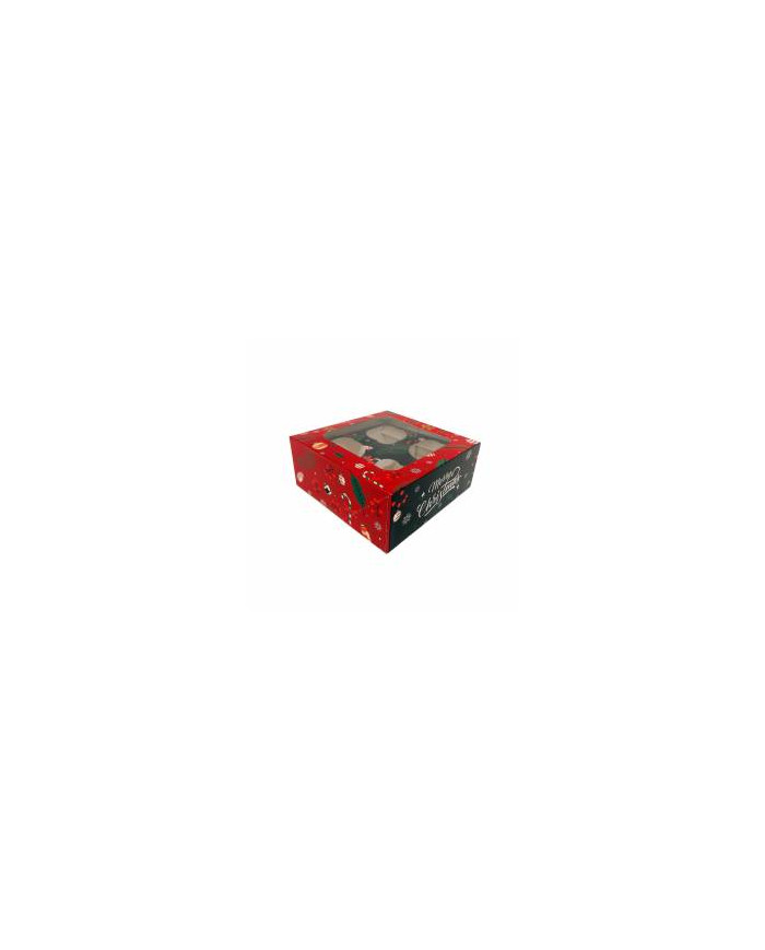 AZ01565- CX NATALP/ 4 CUPCAKE 18.5 X 9 X7.5