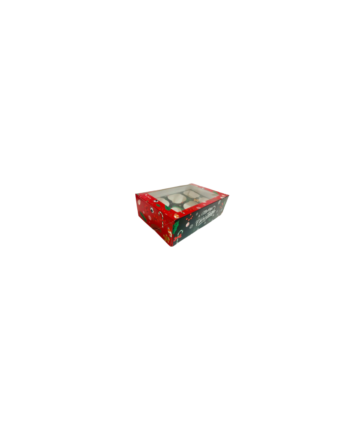 AZ01566- CX NATALP/ 6 CUPCAKE 24,3 X 16,5 X 7,5