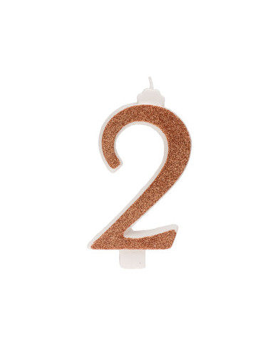 345352 - VELA OURO C/PURPURINA  H13CM Nº2