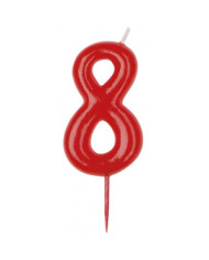 VELA COMIC VERMELHA (12 UN)