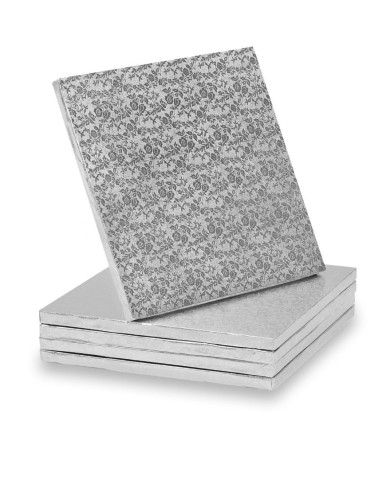 PRATO FORRADO PRATA 45X45 - REFª 30627H