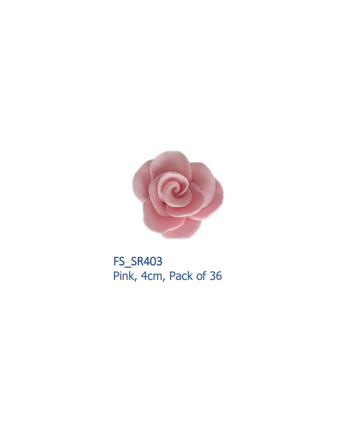 FS_SR403 - ROSAS DE AÇÚCAR COR DE ROSA (36 UNID)