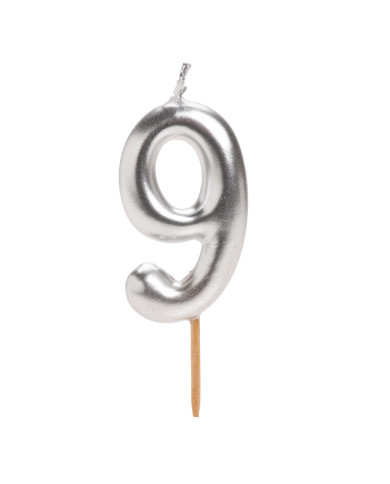 VELA COMIC PRATA 7,5 CM