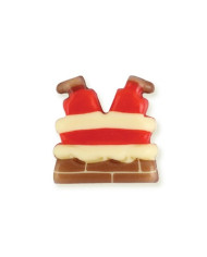 2DN12448 - CHOCOLATE BRANCO 25X34 MM (160 UN)