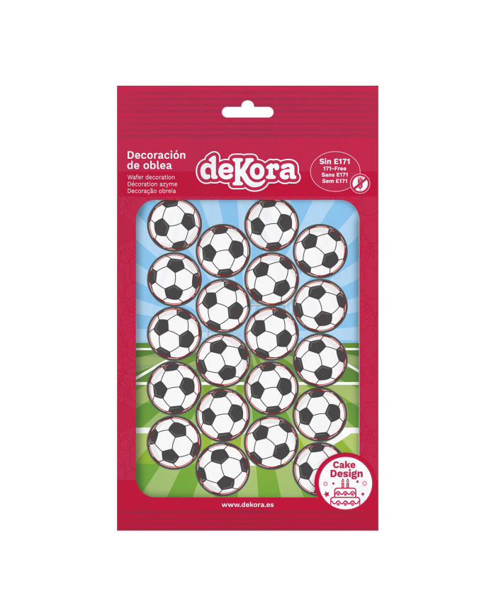 MINI DISCOS OBREIA BOLAS DE FUTEBOL BLISTER  (6 UNID) - 145102