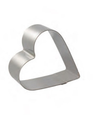 42H5X10 - ARO INOX CORAÇÃO H5 CM D. 10 CM