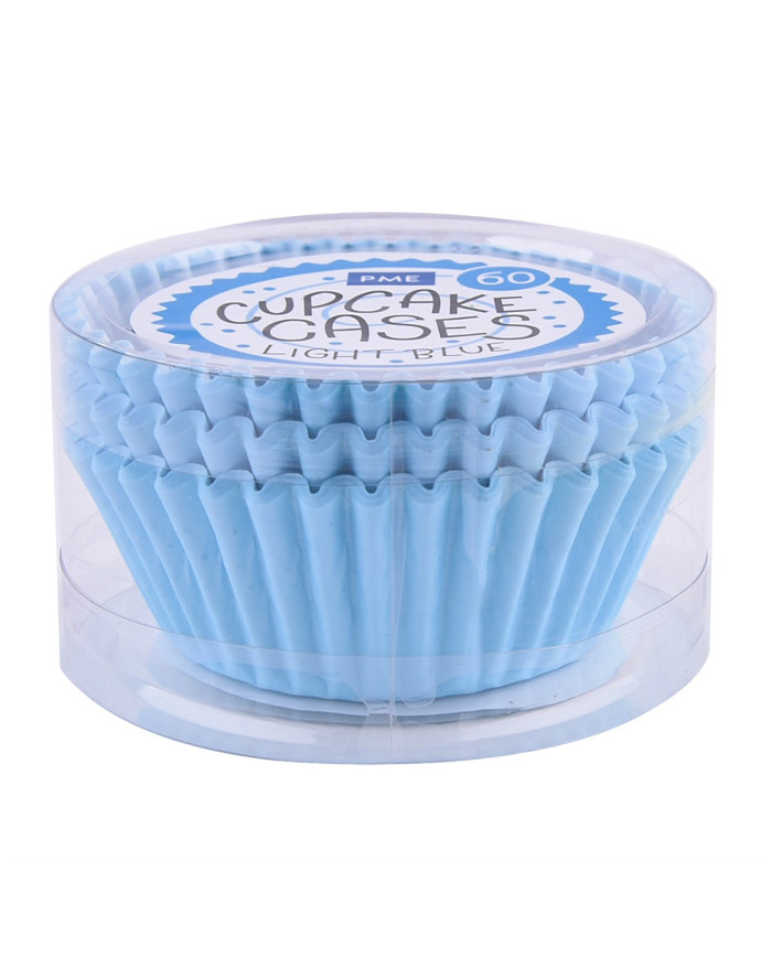 CÁPSULAS P/CUPCAKES AZUL CLARO (60UN) - BC612
