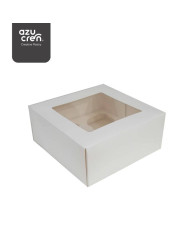 AZ01577 - CX BRANCA P/ 12 CUPCAKE 33,2 X 25,4 X 7,50