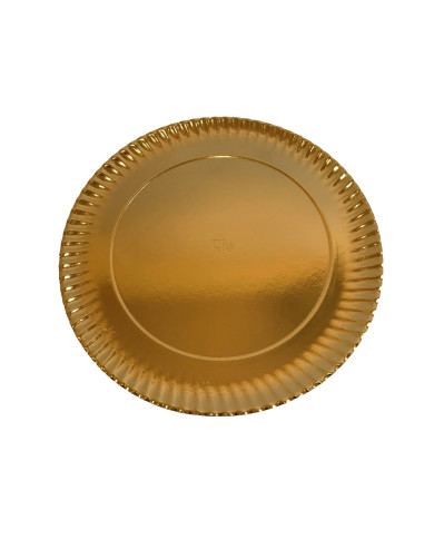 PRATO DOURADO 27 CM (100 UN) - 10363