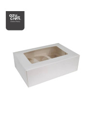 AZ01548 - CX BRANCA P/ 1 CUPCAKE 10 X 10 X 10