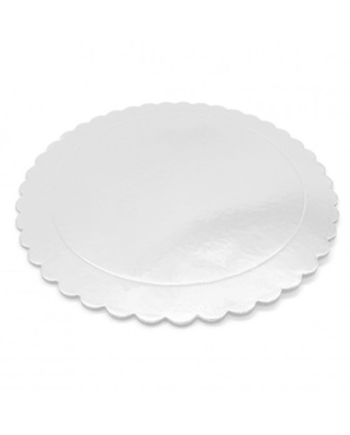 BASE BRANCA COM REBORDO