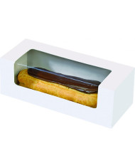 542019 - CX CARTÃO BRANCA PASTELARIA C/ ASA 10X18X7CM