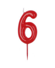 VELA COMIC VERMELHA (12 UN)