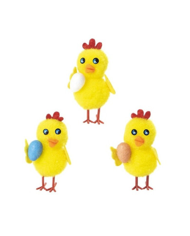 PQ7795 - PINTAINHO COM OVO H50MM (18 UNID)