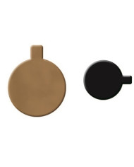 MF15550 - BASES RED 8CM OURO/PRETO C/200